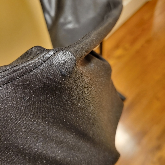 Spanx Leather Leggings Size L - Picture 4 of 9